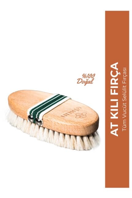doğal at kılı selülit fırçası
