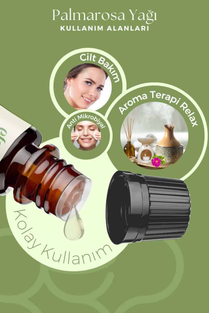 Palmarosa Uçucu Yağı - Görsel 3