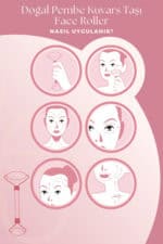 Pembe Kuvars Face Roller Yüz Masaj Taşı - Görsel 5