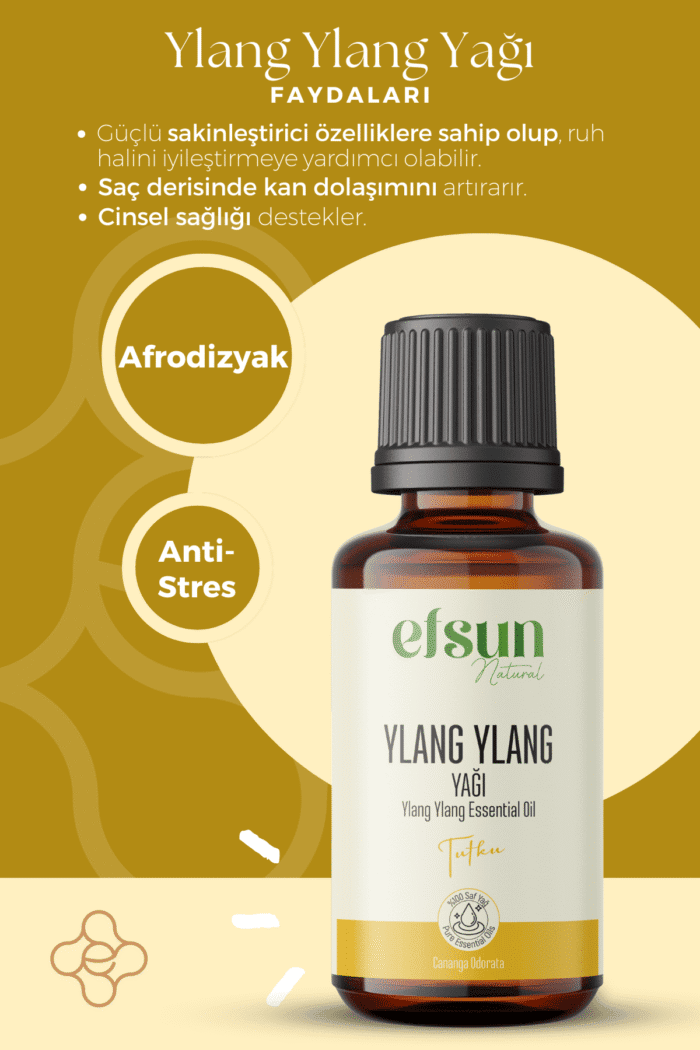 Ylang Ylang Uçucu Yağı %100 Doğal Saf 10 ml - Görsel 2