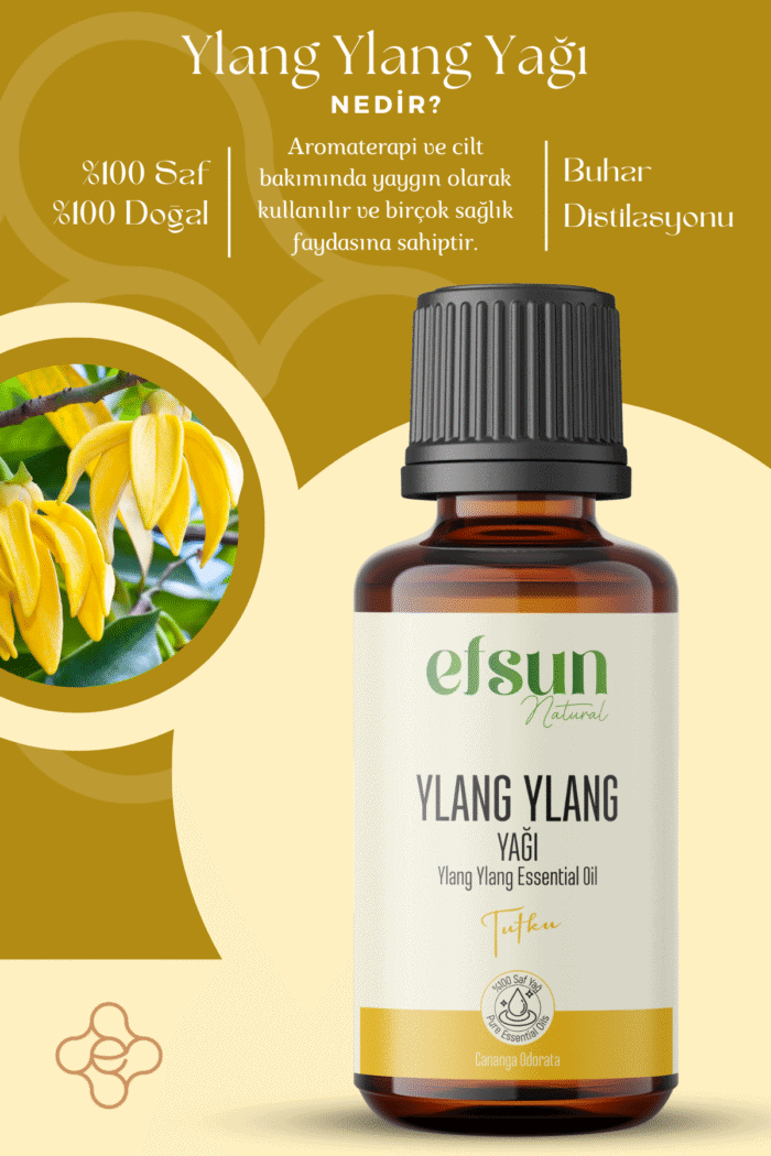 Ylang Ylang Uçucu Yağı %100 Doğal Saf 10 ml - Görsel 4