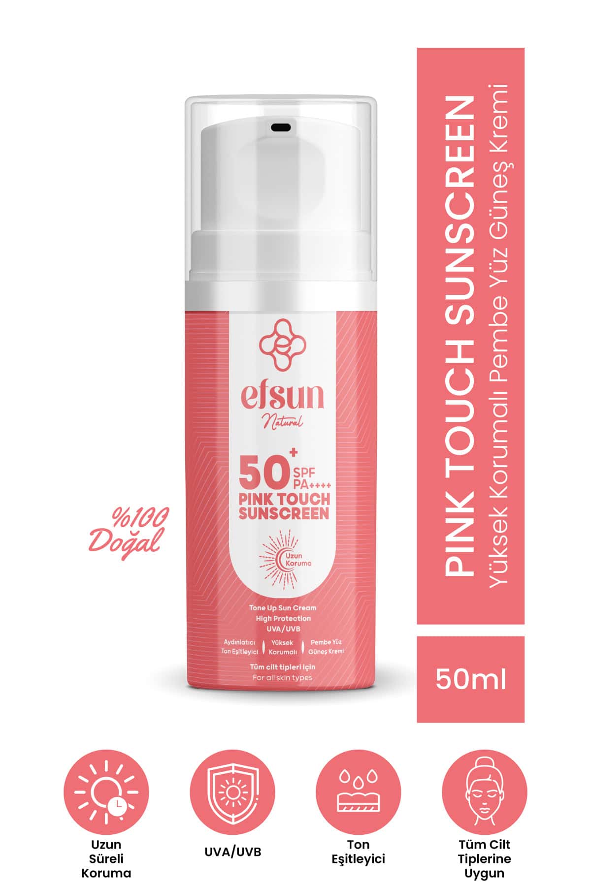 Pink Touch Güneş Kremi SPF 50+ Pink Touch Güneş Kremi